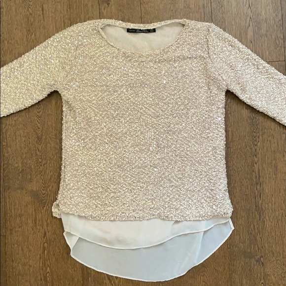 Zara Sequin Sweater - Picture 1 of 2